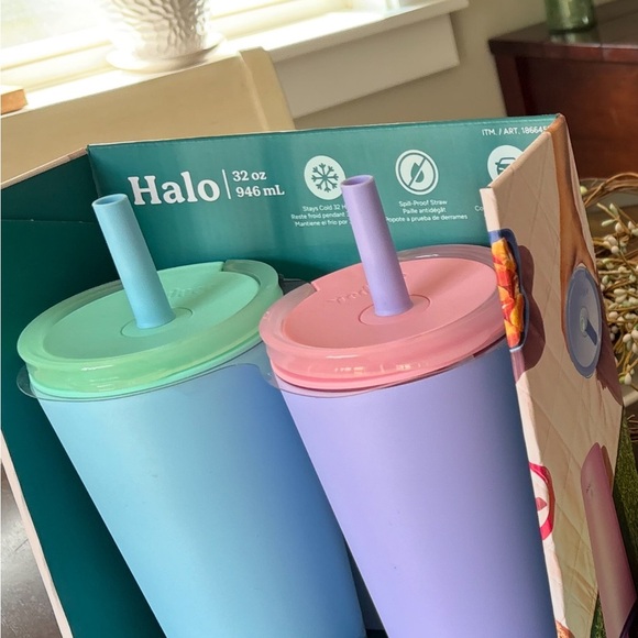 Halo Pastel Blue and Purple Tumblers - Picture 2 of 5